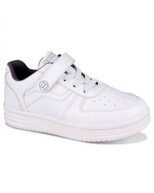 Tenis Escolar Casual Niño Rokino 2451 con Elástico y Velcro