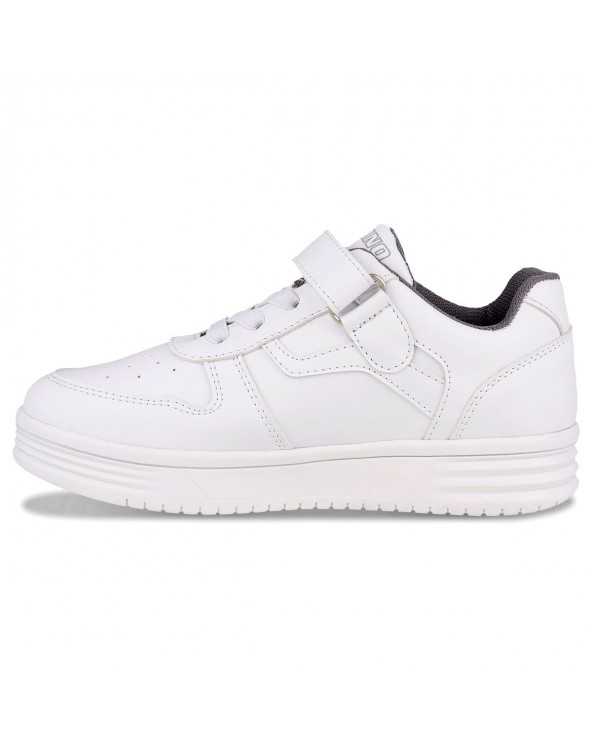 Tenis Escolar Casual Niño Rokino 2451 con Elástico y Velcro