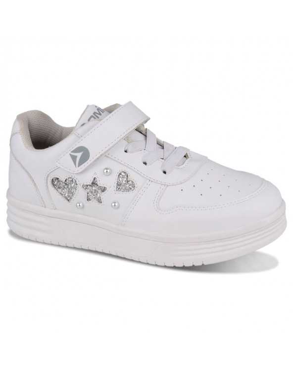 Tenis choclo para Niña Dominiq Mod. 2447 Corazones y Estrella