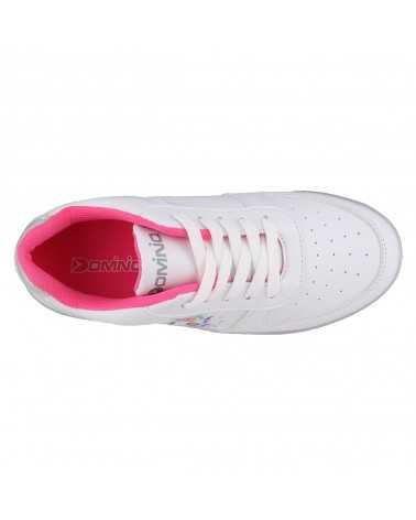 Tenis casual con luces led Niña Dominiq Mod. 2459 Estampado Unicornio