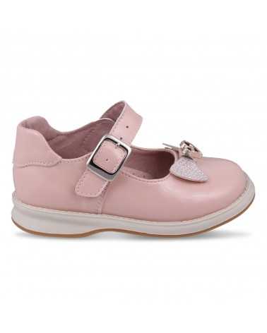 Zapato para Niña Fiesta Marca Lucho Mod. 751 Moño Brillante