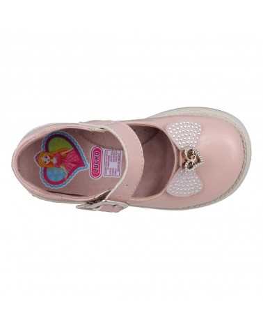 Zapato para Niña Fiesta Marca Lucho Mod. 751 Moño Brillante