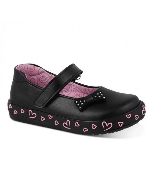 Zapato casual Niña Lucho 2056 con Moño y Corazones