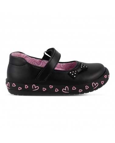 Zapato casual Niña Lucho 2056 con Moño y Corazones