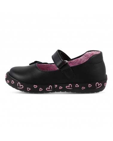 Zapato casual Niña Lucho 2056 con Moño y Corazones