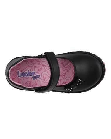 Zapato casual Niña Lucho 2056 con Moño y Corazones