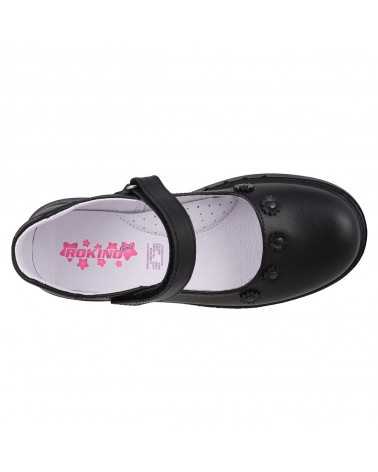 Zapato Escolar de Piel para Niña Rokino Modelo 3624