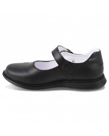 Zapato Escolar Casual Niña Dominiq Mod. 2293 Corona y Corazones