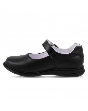 Zapato Escolar Casual Niña Dominiq Mod. 2293 Corona y Corazones