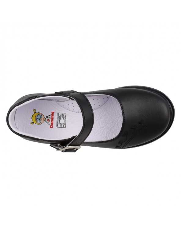 Zapato Escolar Casual Niña Dominiq Mod. 2293 Corona y Corazones