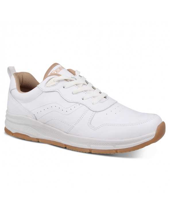 Tenis Deportivo de Piel Escolar Casual Niño/Niña Dominiq Mod. 2923