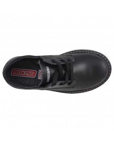 Zapato Escolar Niño de Piel Rokino Mod. 3982 Cómodo y Resistente