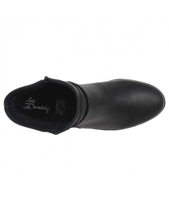 Botín de piel Dama Lady Dominiq 2373 Tacón corrido - Cómodo y Elegante