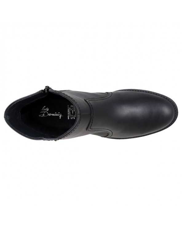 Botín corto de Piel para Dama Lady Dominiq Mod. 2352 Elegante - Cierre Interior