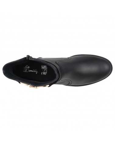 Botín corto de Piel para Dama Lady Dominiq Mod. 2355 Elegante Herraje