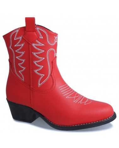 Bota Vaquera Mujer Dominiq Mod. 1154 Corte Medio Cierre interno