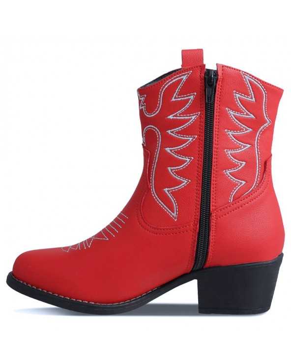 Bota Vaquera Mujer Dominiq Mod. 1154 Corte Medio Cierre interno