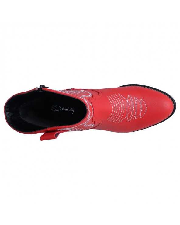 Bota Vaquera Mujer Dominiq Mod. 1154 Corte Medio Cierre interno