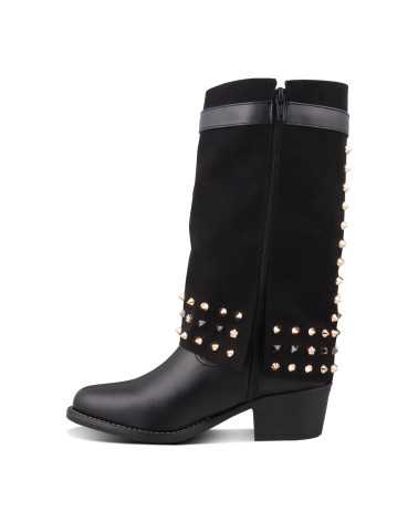 Bota vaquera Dama Dominiq 25701 con Pedrería Brillante