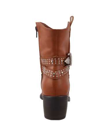 Bota vaquera Dama Dominiq Modelo 1162 Hebilla y Estoperoles