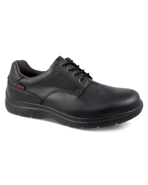 Zapato De Piel Para Hombre Rokino 9346 Acojinado Y Ligero