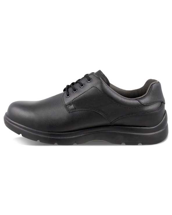 Zapato De Piel Para Hombre Rokino 9346 Acojinado Y Ligero