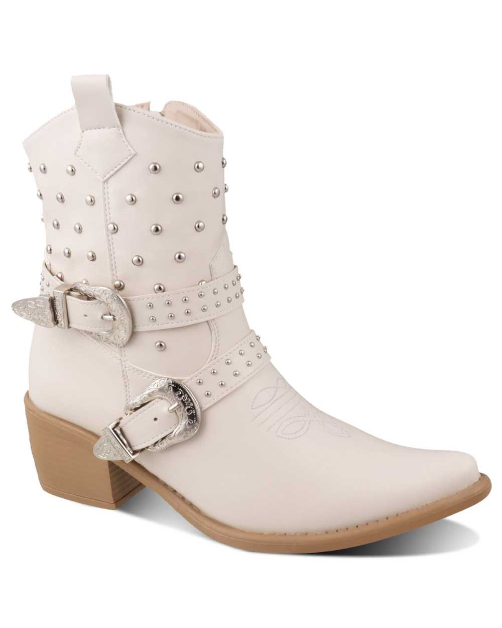 Bota vaquera Dama Dominiq Modelo 1164 Hebilla y Estoperoles Bota vaquera Dama Dominiq Modelo 1164 Hebilla y Estoperoles