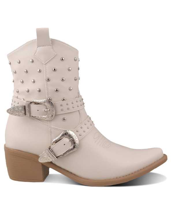 Bota vaquera Dama Dominiq Modelo 1164 Hebilla y Estoperoles Bota vaquera Dama Dominiq Modelo 1164 Hebilla y Estoperoles