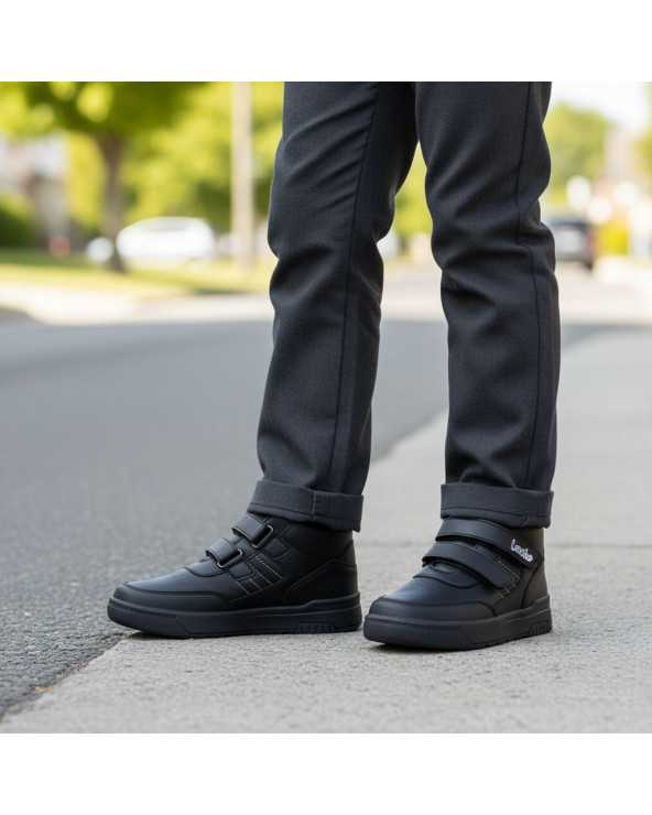 Zapato Escolar Casual tipo Bota para Niño Marca Lucho Mod. 125 Zapato Escolar Casual tipo Bota para Niño Marca Lucho Mod. 125