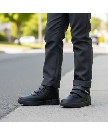 Zapato Escolar Casual tipo Bota para Niño Marca Lucho Mod. 125