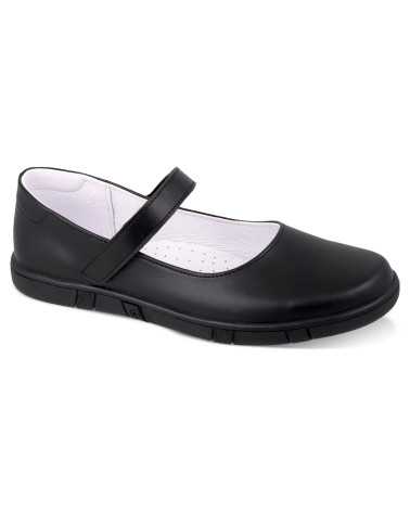 Zapato Escolar Para Niña - Jovencita Dominiq Mod. 2401 con Arco