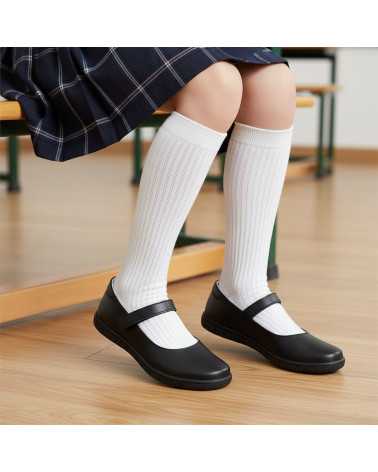 Zapato Escolar Para Niña - Jovencita Dominiq Mod. 2401 con Arco