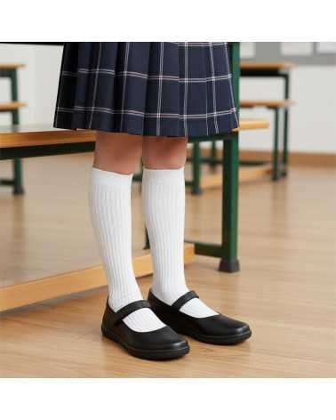 Zapato Escolar Para Niña - Jovencita Dominiq Mod. 2401 con Arco