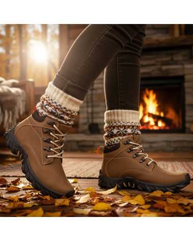 Bota Unisex Casual Senderismo Rokino 3453 Estilo Trekking
