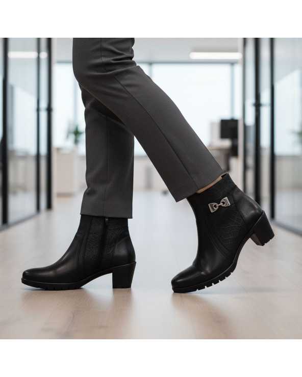 Botín Vestir Dama de Piel Lady Dominiq 2817 Elegante - Cómodo - Formal