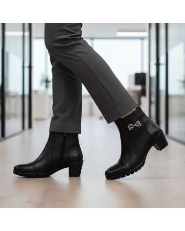 Botín Vestir Dama de Piel Lady Dominiq 2817 Elegante - Cómodo - Formal