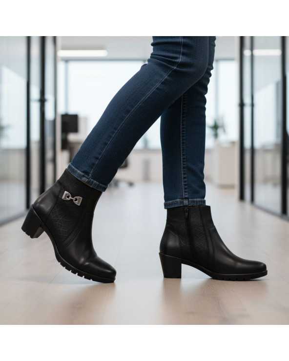 Botín Vestir Dama de Piel Lady Dominiq 2817 Elegante - Cómodo - Formal