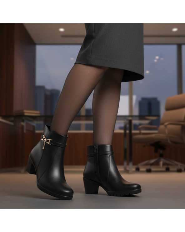 Botín Vestir Dama Nick & Wick Mod. 4433 Elegante - Cómodo - Formal