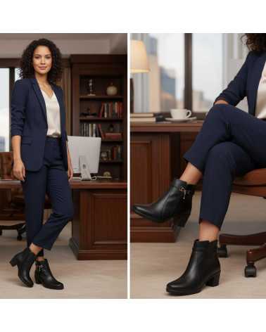 Botín Vestir Dama Nick & Wick Mod. 4433 Elegante - Cómodo - Formal