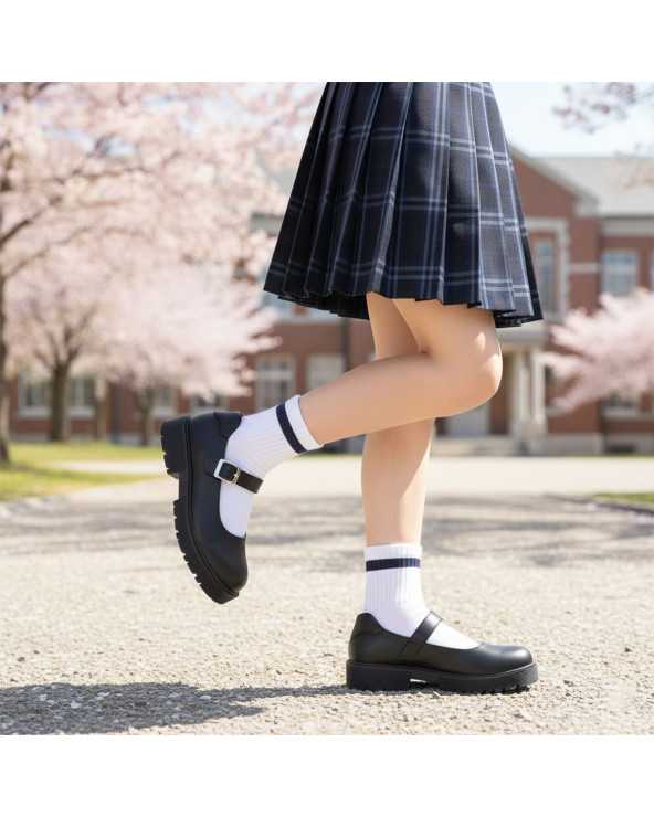 Zapato Escolar Plataforma Niñas y Adolescentes Dominiq 2765 Ligeros