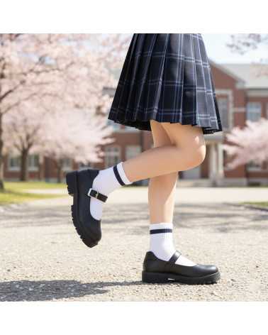 Zapato Escolar Plataforma Niñas y Adolescentes Dominiq 2765 Ligeros