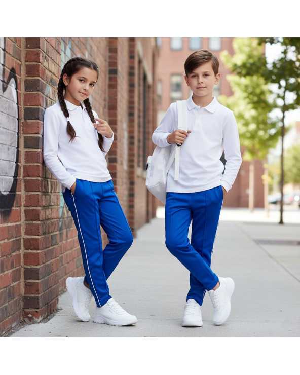 Tenis de Piel Deportivo Escolar Niño-Niña Dominiq 1664 ligeros