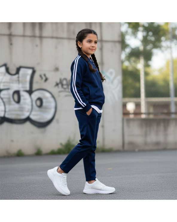 Tenis de Piel Deportivo Escolar Niño-Niña Dominiq 1664 ligeros