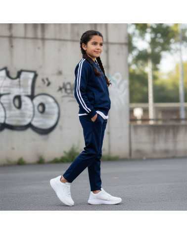 Tenis de Piel Deportivo Escolar Niño-Niña Dominiq 1664 ligeros