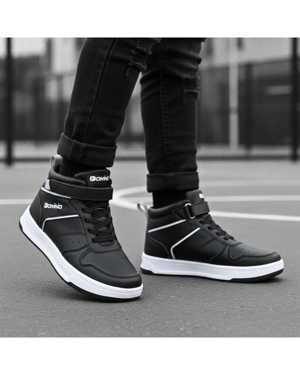 Tenis Casual tipo Bota Niña-Niño Dominiq 2972 Abrochado fácil