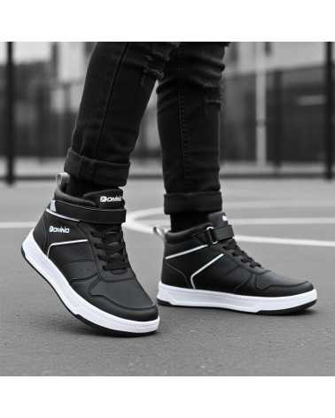 Tenis Casual tipo Bota Niña-Niño Dominiq 2972 Abrochado fácil