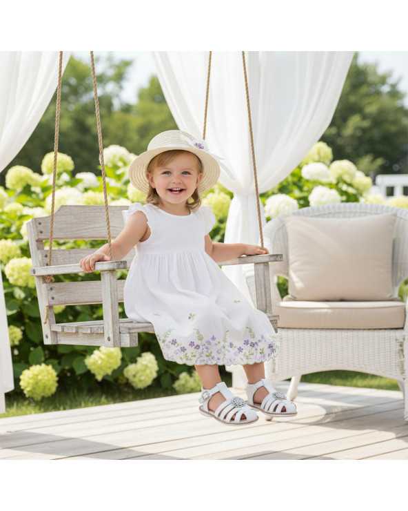 Sandalia Huarache para Niña Dominiq 330 punta cerrada