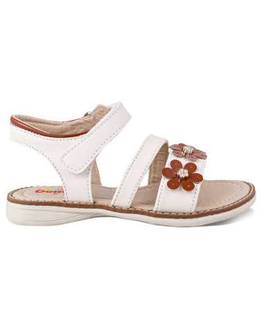 Sandalia Huarache Niña Dominiq 7081 Flores y velcro
