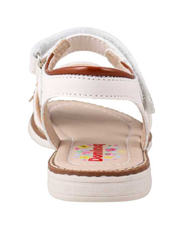 Sandalia Huarache Niña Dominiq 7081 Flores y velcro