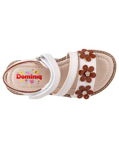 Sandalia Huarache Niña Dominiq 7081 Flores y velcro